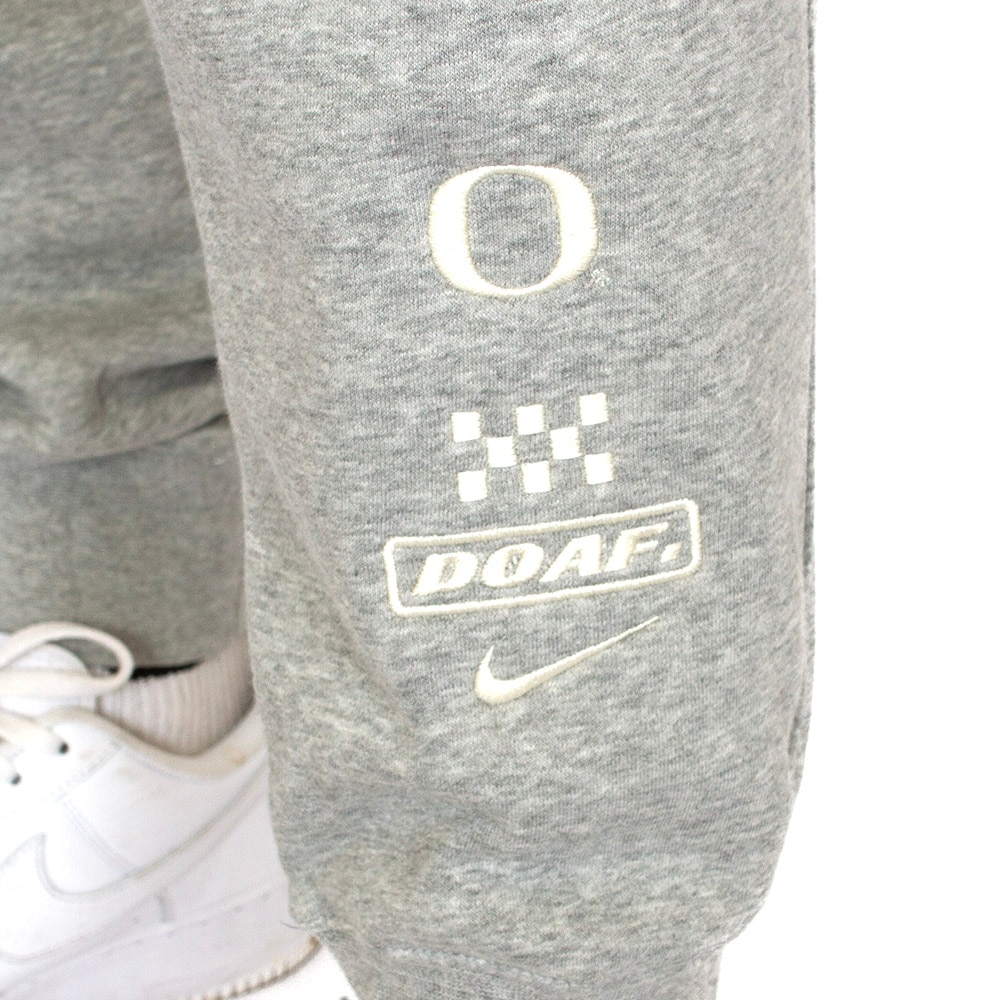 Classic Oregon O, Nike, Grey, Pants, Cotton Blend, Men, Unisex, Ducks of a Feather, DoaF, Club, Fleece, Jogger, 994214